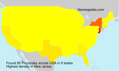 Surname Pruzansky in USA