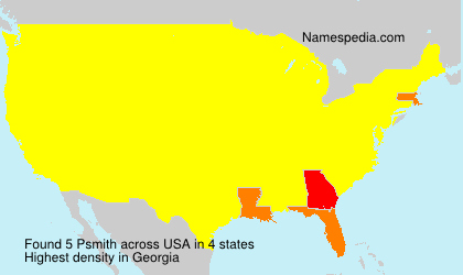 Surname Psmith in USA