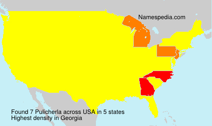 Surname Pulicherla in USA