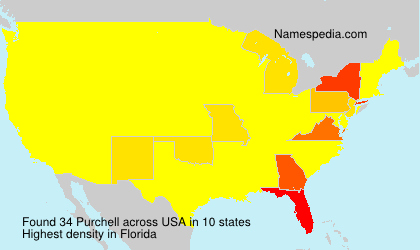 Surname Purchell in USA