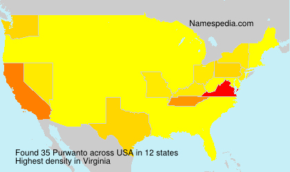 Surname Purwanto in USA