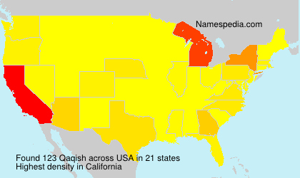 Surname Qaqish in USA