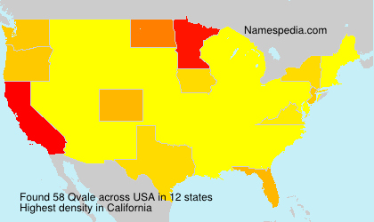Surname Qvale in USA