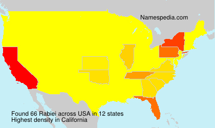 Surname Rabiei in USA