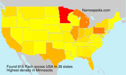 Surname Rach in USA