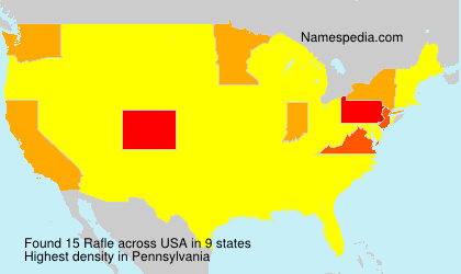 Surname Rafle in USA