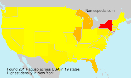 Surname Raguso in USA