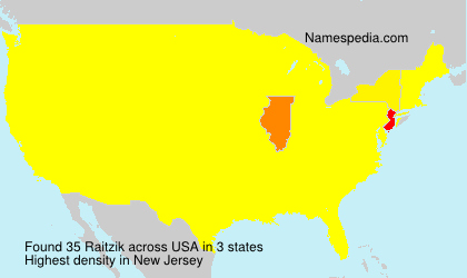 Surname Raitzik in USA