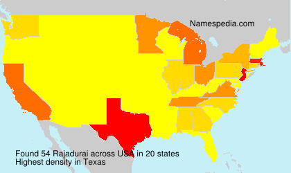 Surname Rajadurai in USA