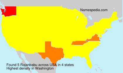 Surname Rajanbabu in USA
