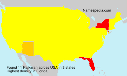 Surname Rajkaran in USA