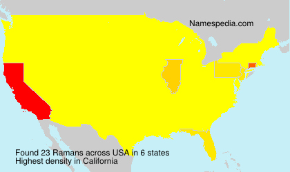 Surname Ramans in USA
