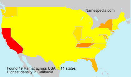 Surname Ramat in USA
