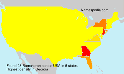 Surname Ramcheran in USA