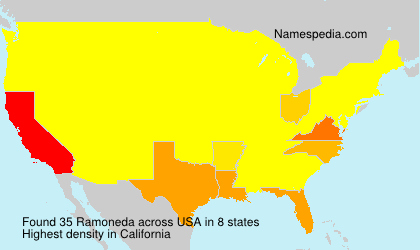 Surname Ramoneda in USA