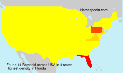 Surname Ramoski in USA