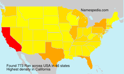 Surname Ran in USA