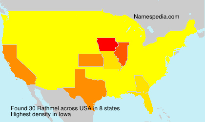 Surname Rathmel in USA