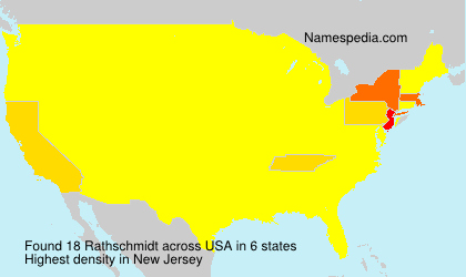 Surname Rathschmidt in USA