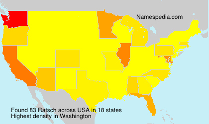 Surname Ratsch in USA