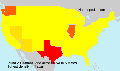Surname Rattanakone in USA
