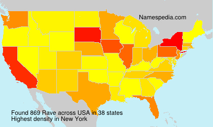 Surname Rave in USA