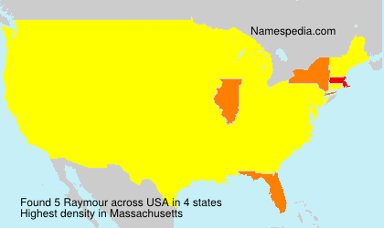 Surname Raymour in USA