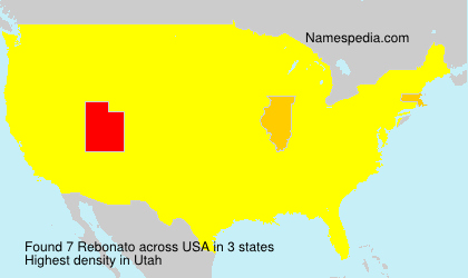 Surname Rebonato in USA