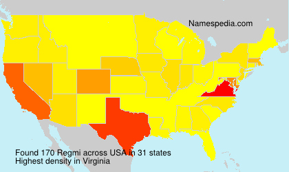 Surname Regmi in USA