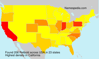 Surname Reibold in USA