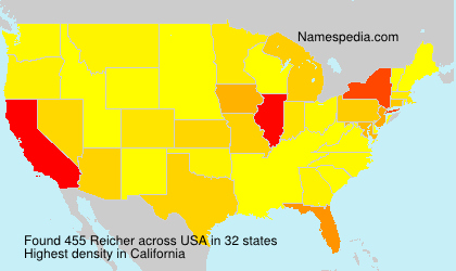 Surname Reicher in USA