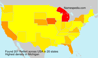 Surname Reifert in USA