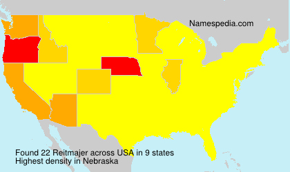 Surname Reitmajer in USA