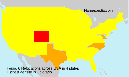 Surname Relocations in USA