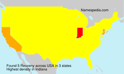 Surname Reuveny in USA