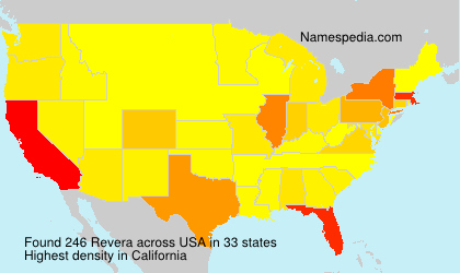 Surname Revera in USA