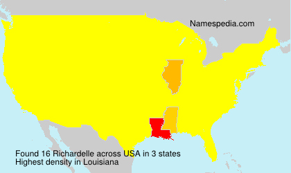 Surname Richardelle in USA