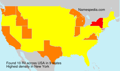 Surname Ril in USA