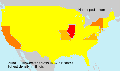 Surname Riswadkar in USA