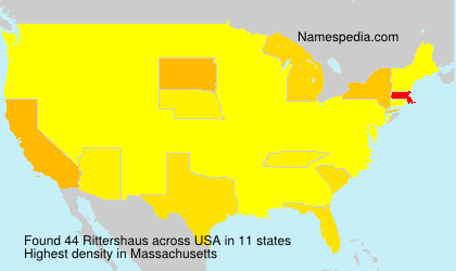 Surname Rittershaus in USA