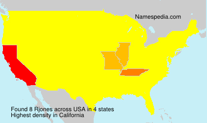 Surname Rjones in USA