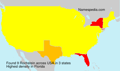 Surname Rochstein in USA