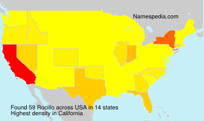 Surname Rocillo in USA