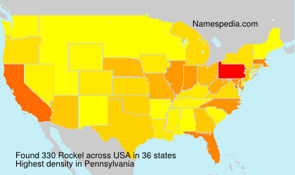 Surname Rockel in USA