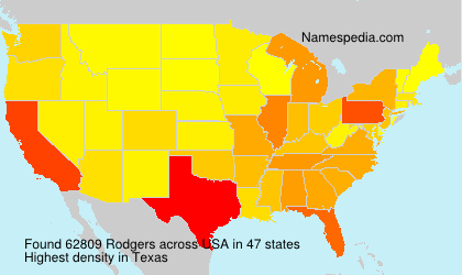 Surname Rodgers in USA