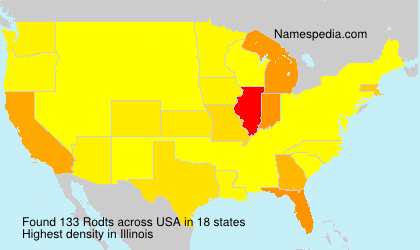 Surname Rodts in USA