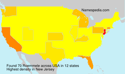 Surname Roemmele in USA