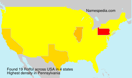 Surname Roffol in USA