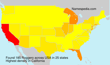 Surname Roggero in USA