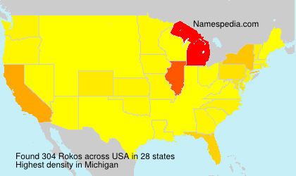 Surname Rokos in USA